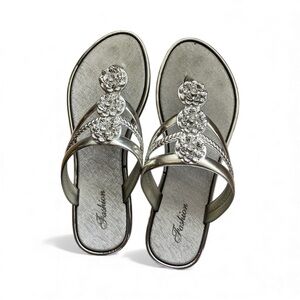 Silver Women's Sandals
